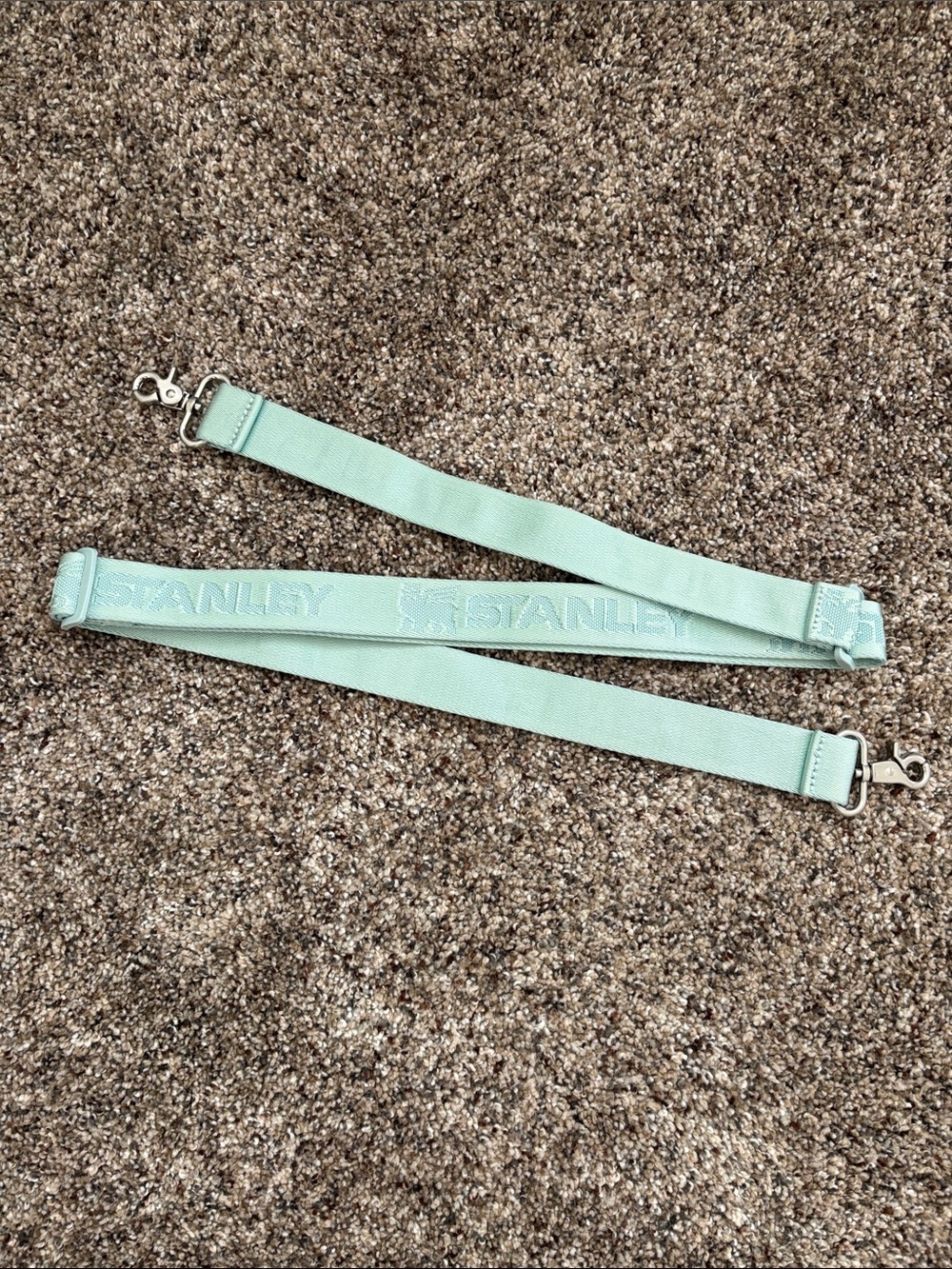 Stanley Mint Green Removable Shoulder Strap with Silver Hardware